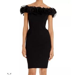 Elegant Black Off-Shoulder Dress